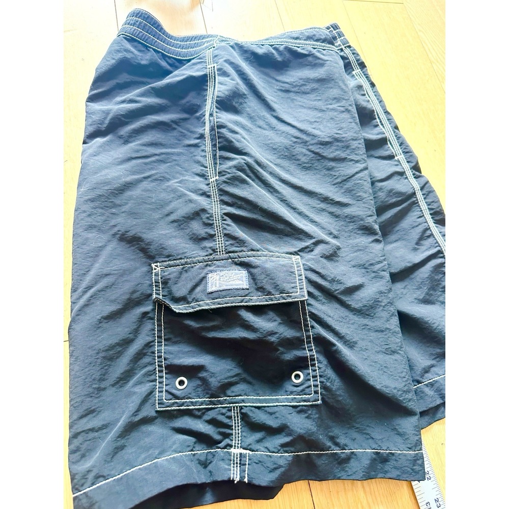 Vintage Ralph Lauren Polo Sport Black Swim Trunks Shorts Mens XL - Picture 4 of 9